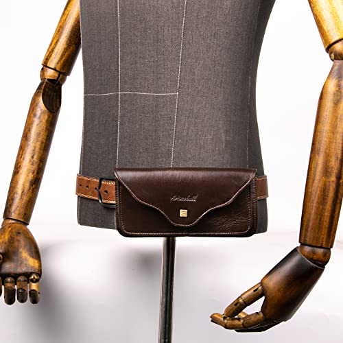 Ariscobull Envelope Shaped Leather Phone Case For Iphone 14 14 Pro 13 Pro 13 12 Pro 12 11 Xr Galaxy S22 S21 S20 Magnetic Closed Wallet (Coffee) #TOP5