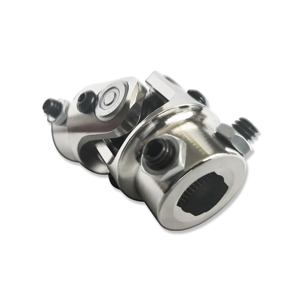 3/4" DD x 3/4" DD Universal Steering U Joint 83mm Length Chrome Steel