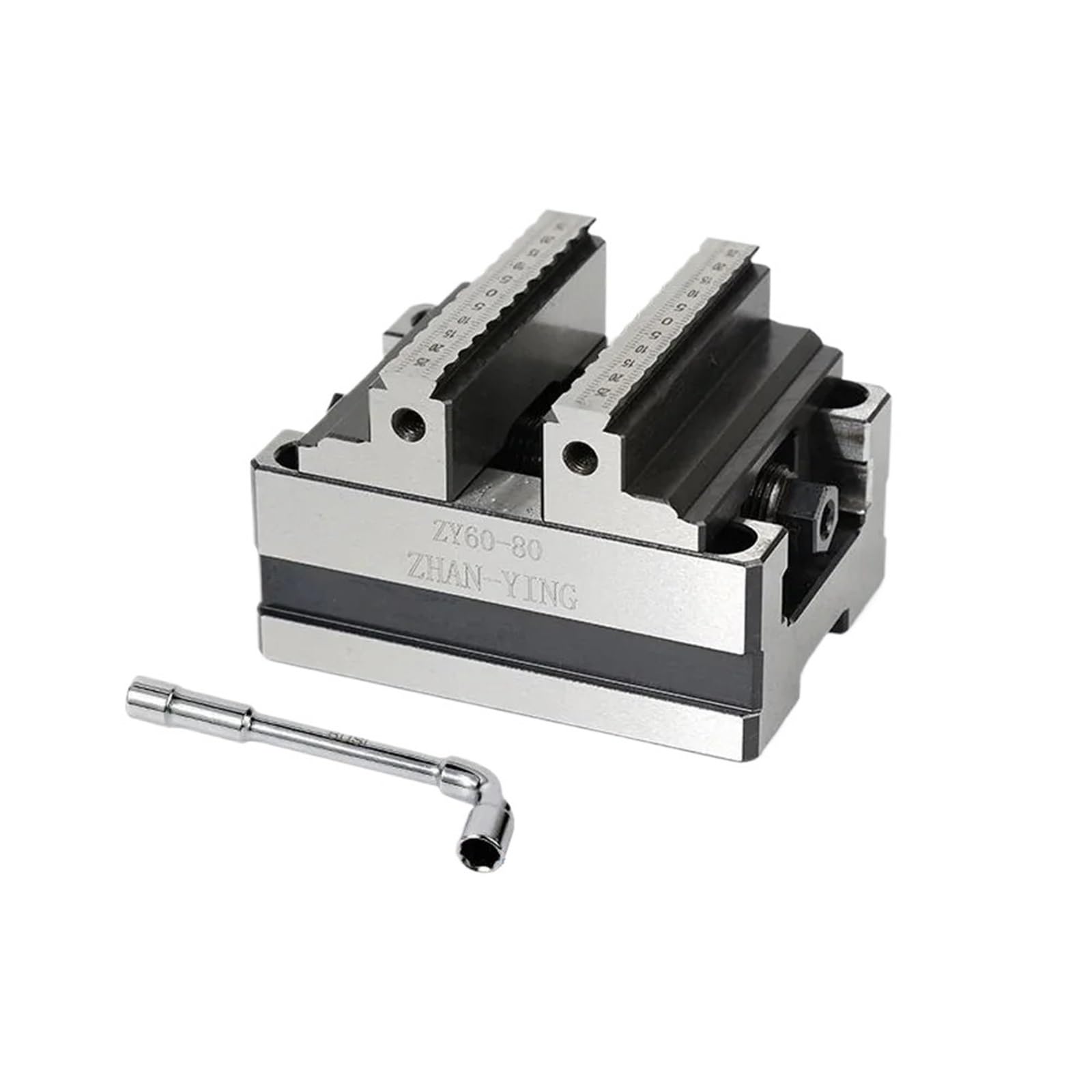 Precision ZY60-80 Four Axis Five Axis Turntable Fixture Self Centering Vise Machining Center Concentric Flat Nose Pliers(ZY60-80)