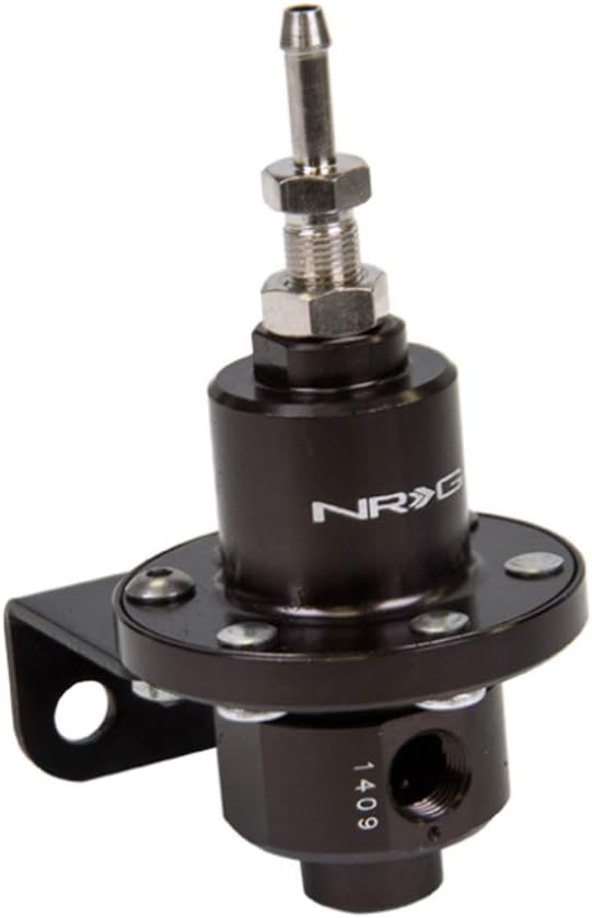 NRG Innovations FRG-100BC Black Chrome Fuel Regulator