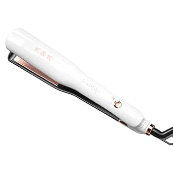 Professional Hair Straightener ホワイト Amazon.com : Faszin Professional Hair Straightener, 1.65inch