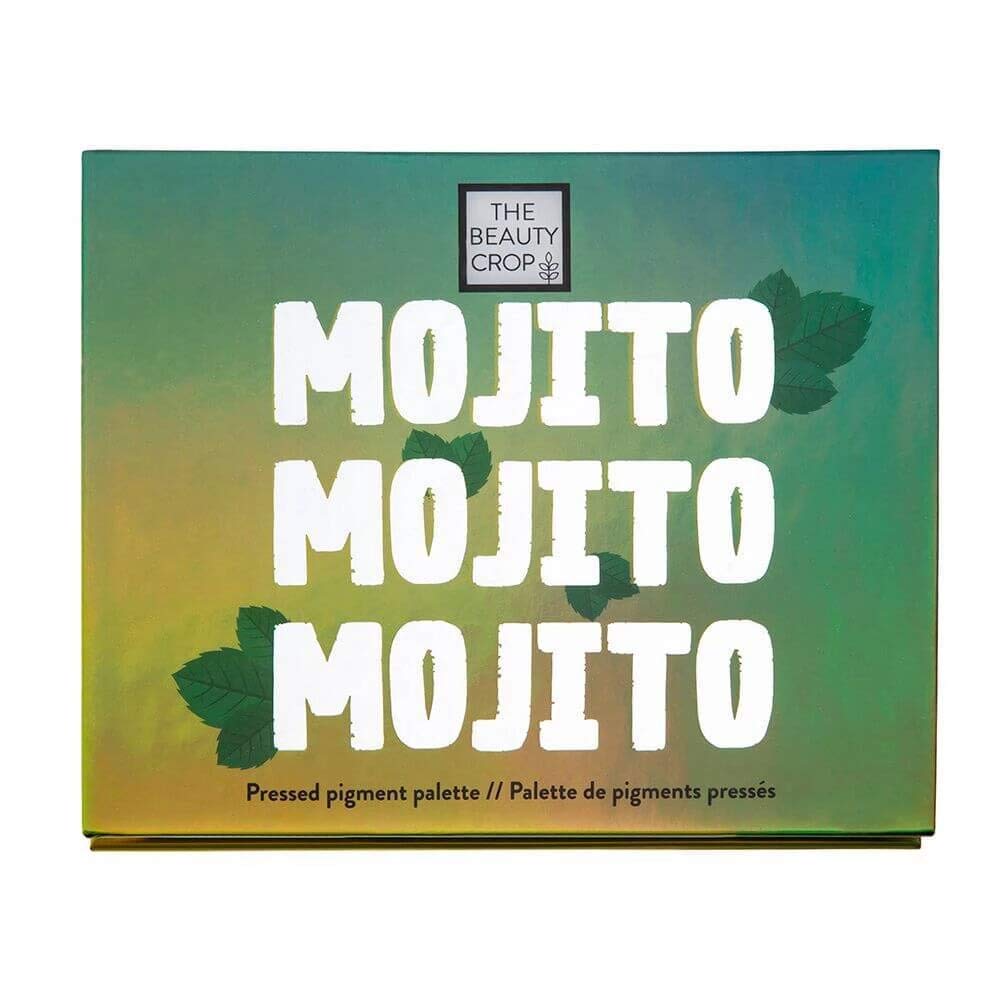 The Beauty Crop - Mojito Eyeshadow Palette | Highly Pigmented Shades | Richly Toned Palette | Comes in Matte, Creamy Metallic & Glitter Finish | Long Wearing | Makeup Kit | Cruelty Free