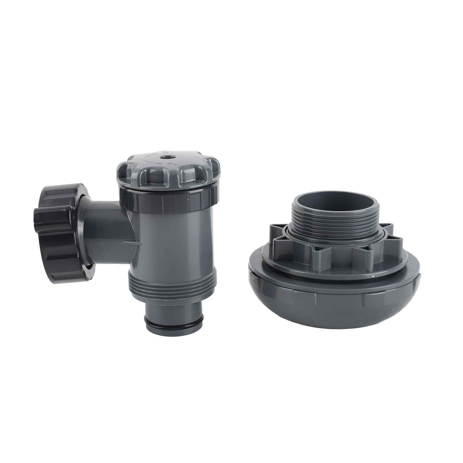 Valve à piston de piscine Duokon avec crépine 4,7" et port 1,55" pour tuyau
