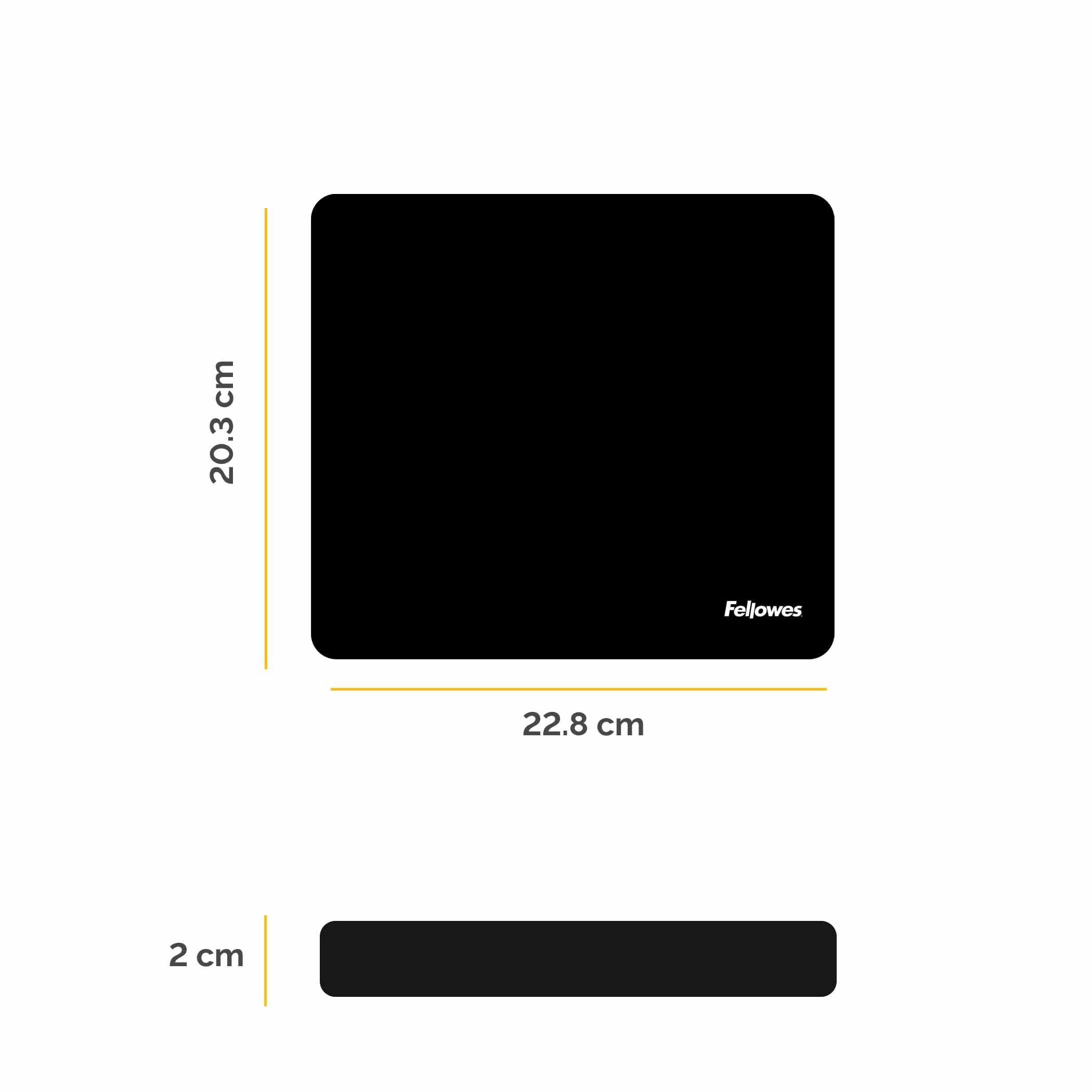 Fellowes Tappetino mouse in matriale riciclato, Base in gomma antiscivolo, Facile da pulire, Realizzato con materiali riciclati, Compatibile con mouse ottici e laser, 228 x 203 x 2 mm – Fiori da