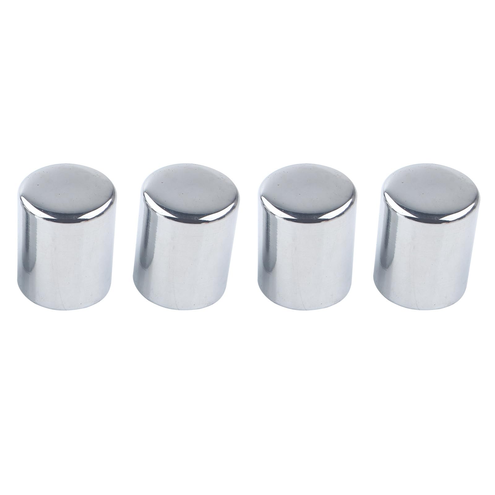 Kit de 4 caches de quincaillerie d'accueil amovibles à 4 points pour Harley Davidson Touring Street Glide Electra Glide Road Glide Road King (Chrome)