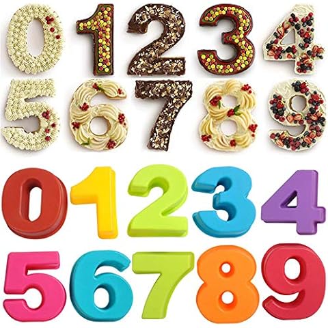 Dubens 10 pieces silicone cake mould set, large number baking moulds, kitchen baking silicone mould Cover