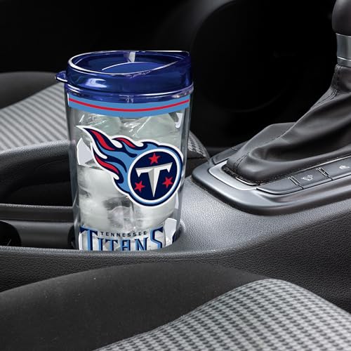 Image of Rico Industries NFL Football Tennessee Titans Double Wall 20oz Tritan Tumbler