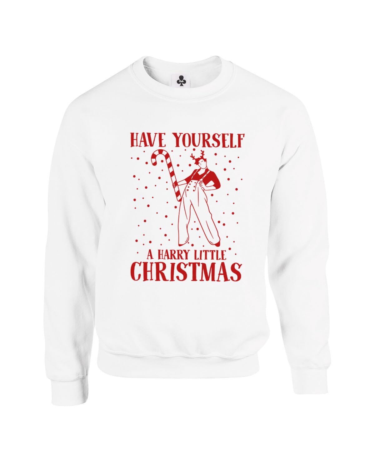 Taylor Brown have yourself a harry little christmas xmas Unisex Funny Adults Sweatshirt Jumper White