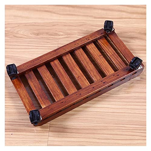 Soporte para CPU para computadora con ruedas y protección lateral, madera, 50 cm x 25 cm miniatura 5