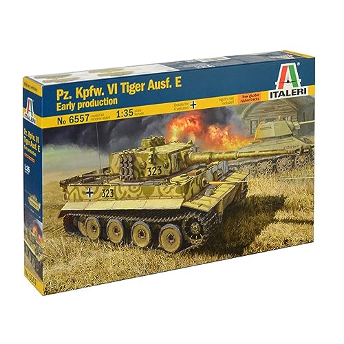 Tiger I Début Prod ITALERI kit de construction char militaire miniature plastique à peindre