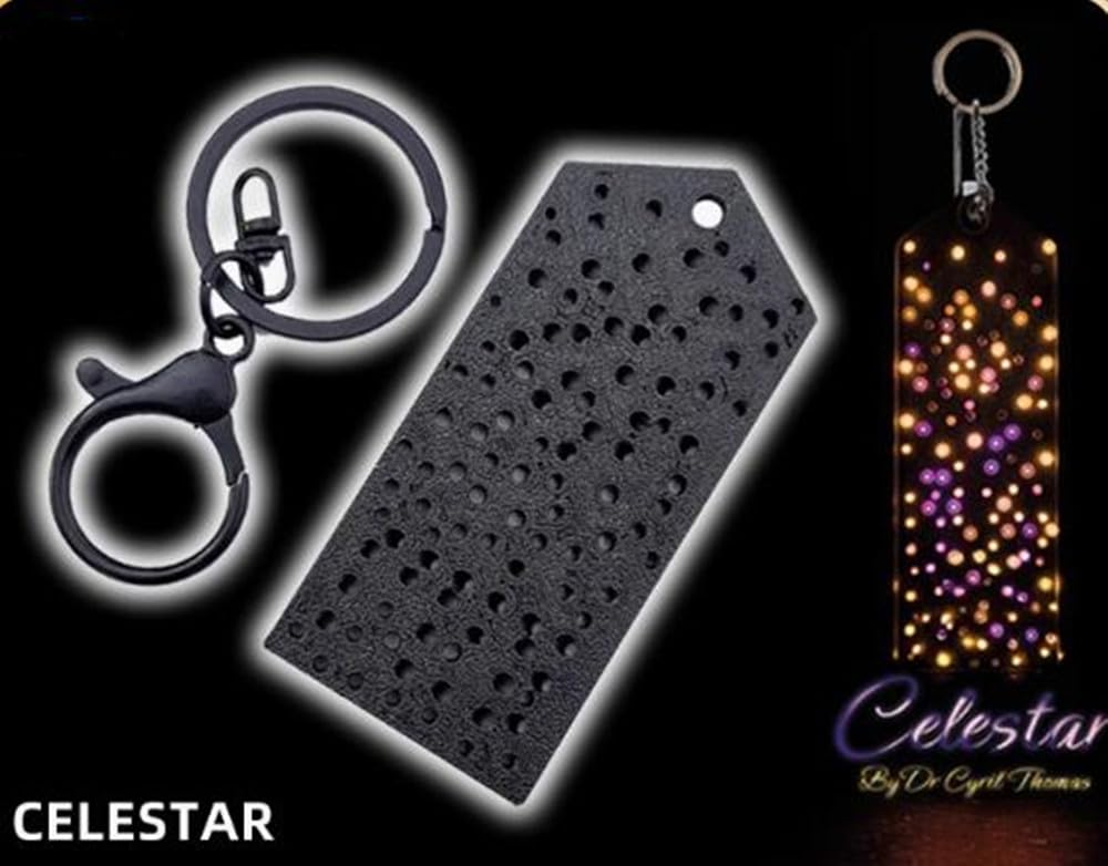 Celestar Mind Reading Keychain Street Starry Card Revelation Poker Prophecy Easy Learn Props Illusions Magic Tricks Gimmicks Magician Close up Magia