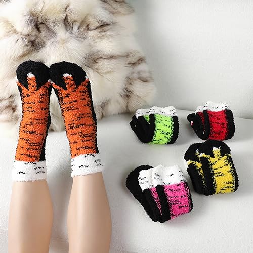 Clothirily CY5LSZSRA01 Fuzzy Socks For Women - Fluffy Socks Womens, Warm Chicken Claw Socks, Winter Cozy Socks, Cute Socks Soft Slipper Socks thumb #4