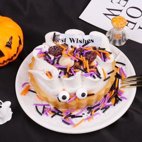 Image of Halloween Sprinkles, Candy Eyes with Jimmies Mix for Cake Decorating