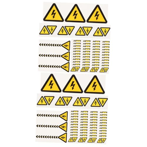 Étiquette éclair autocollant d'avertissement haute tension pour enseignes et boîtiers