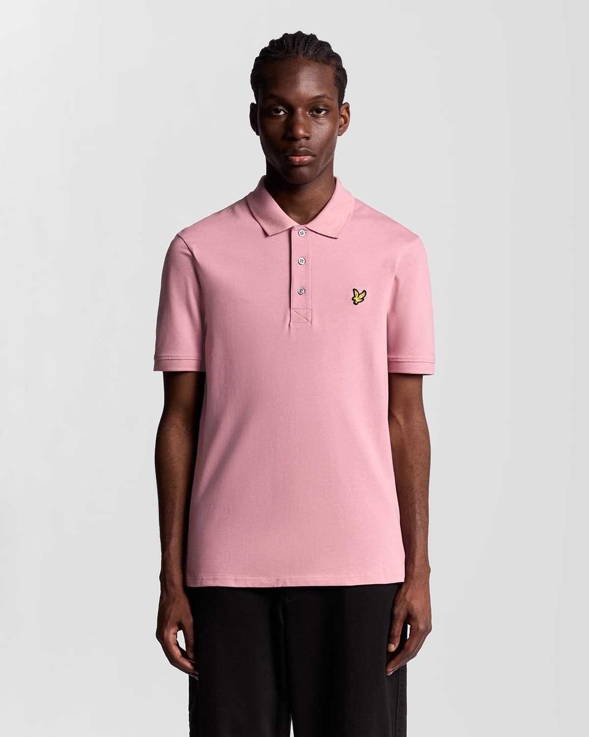 Lyle & Scott SS - Polo liso, X871 Garden Rose, S