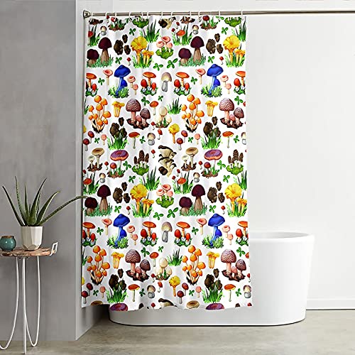 Eviter les moisissures avec le rideau de douche 165x200cm polyester champignons KnSam