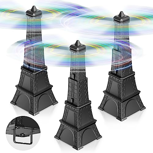 YAMI 2er Pack Fliegenventilatoren Mit LED - Wiederaufladbar Für Garten & Party