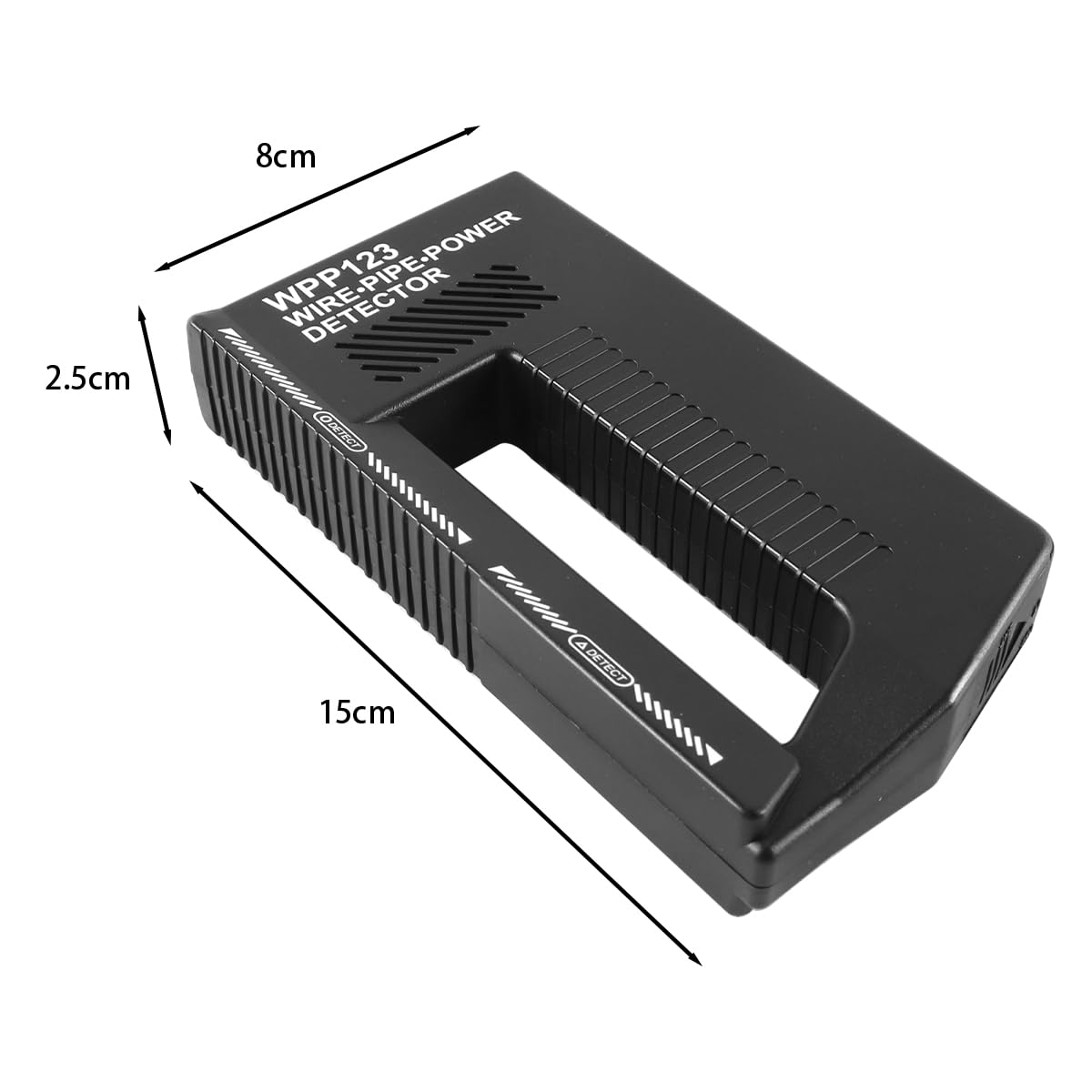 Wpp123 Metal Wire Power Detector, 3 w 1 Wall Scanner Metal Detector o wysokiej czułości, regulowany lokalizator drewnianych kołków, ręczny skaner ścienny z alarmem do dekoracji wnętrz