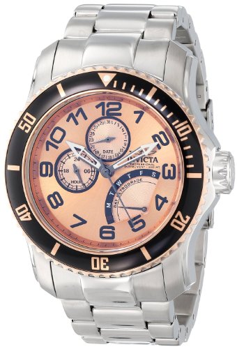 CBN^ CrN^ v_Co[ Invicta Men's 15338 Pro Diver Rose Gold Tone Dive Watch [sAi]