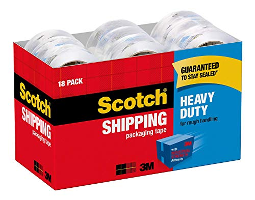 Scotch Heavy Duty Shipping Packaging Tape, 1.88