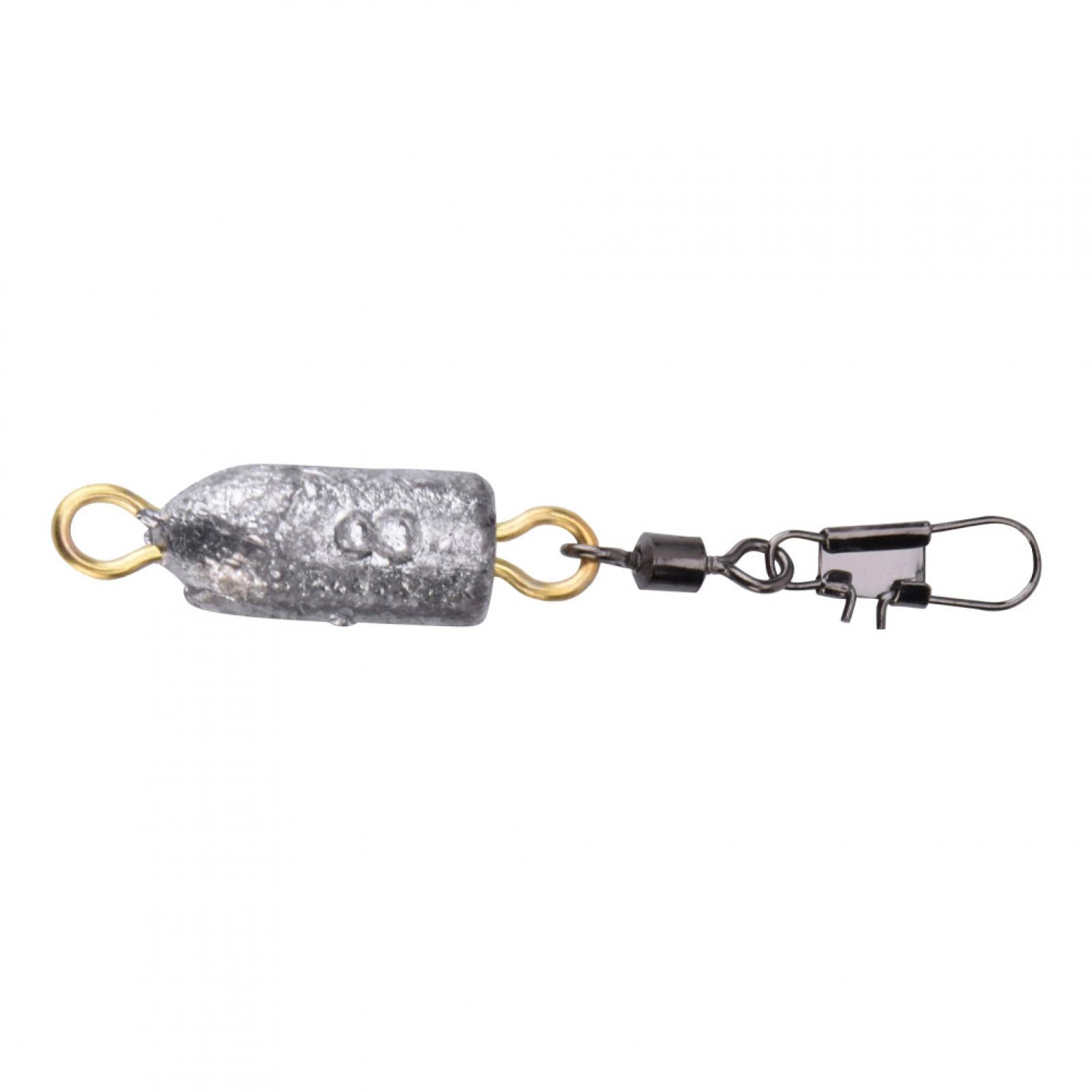Yosoo Health Gear Piombino da Pesca da 5 Pezzi, Pesi da Pesca e piombi in Piombo con connettori a Scatto per Acqua Dolce e salata(6g
