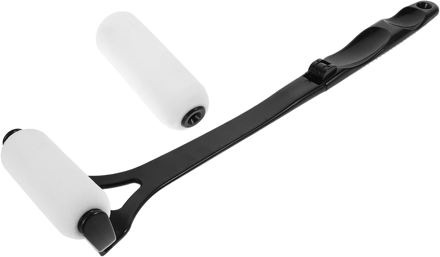 PATKAW Back Lotion Applicator Roller with Folding Handle 2 Replacement Rollers for Easy Sunscreen and Body Cream Application on Back Suitable for Men and Women