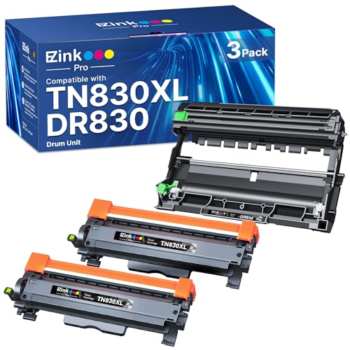 Image of E-Z Ink Pro TN830 Toner DR830 Drum Compatible for HL-L2405W L2400D Printer