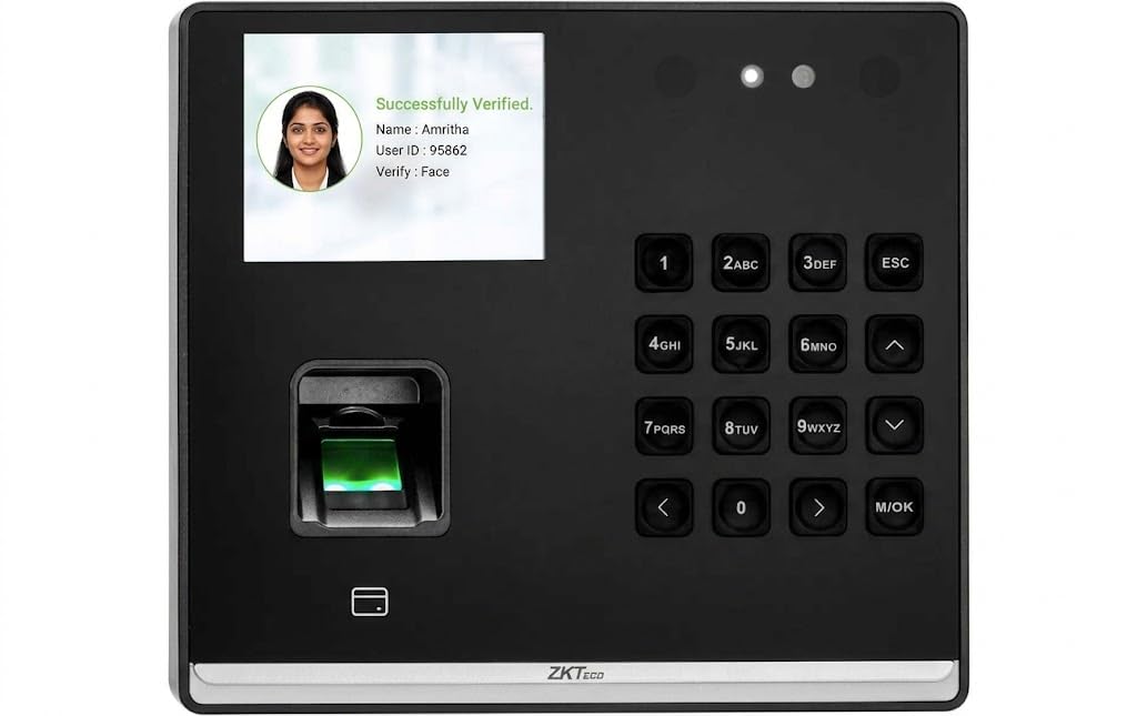 ZKTeco MB400 Time & Attendance Terminal with Fingerprint and Visible Light Facial Recognition with WiFi and Supports ZLink Mobile APP| Face+Fingerprint+Card+WiFi+ Free Cloud |-image-28