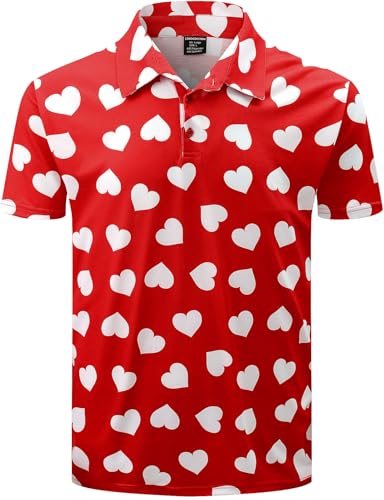 Camisa Polo Golf Hombre Manga Corta Estampado Novelty