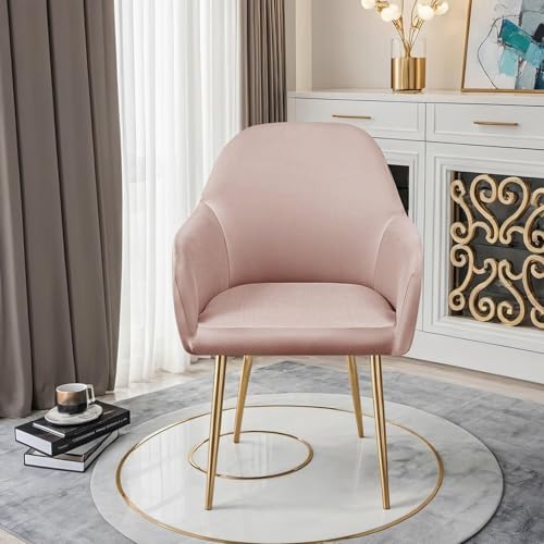 Housse de chaise imperméable et extensible rose pour dossier incurvé x4 - 8