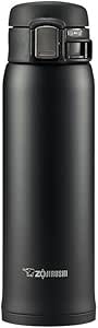 Zojirushi SM-SA48-BA Stainless Steel Vacuum Insulated Mug, 1 Count (Pack of 1), Black