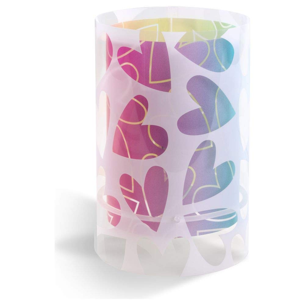 Dalber Children's Table Lamp Cuore Hearts Multicolour, 40 W, Red