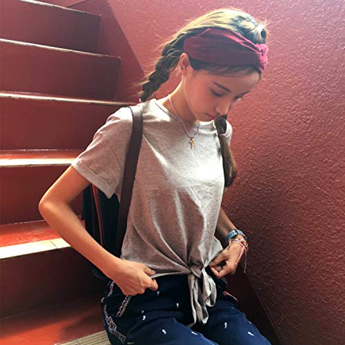 DRESHOW 10 Pack Boho Headbands for Women Criss Cross Knotted Elastic Hair Band Head Wrap Twisted Cute Hair Accessories - Image 4