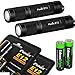 2 Pack Fenix E12 CREE XP-E2 130 Lumen LED flashlight with two EdisonBright AA alkaline batteries. E11 upgrade