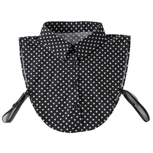 Detachable Half Shirt Collar Comfortable Adjustable Collar Removable Collar for Blouses Dresses and Sweaters