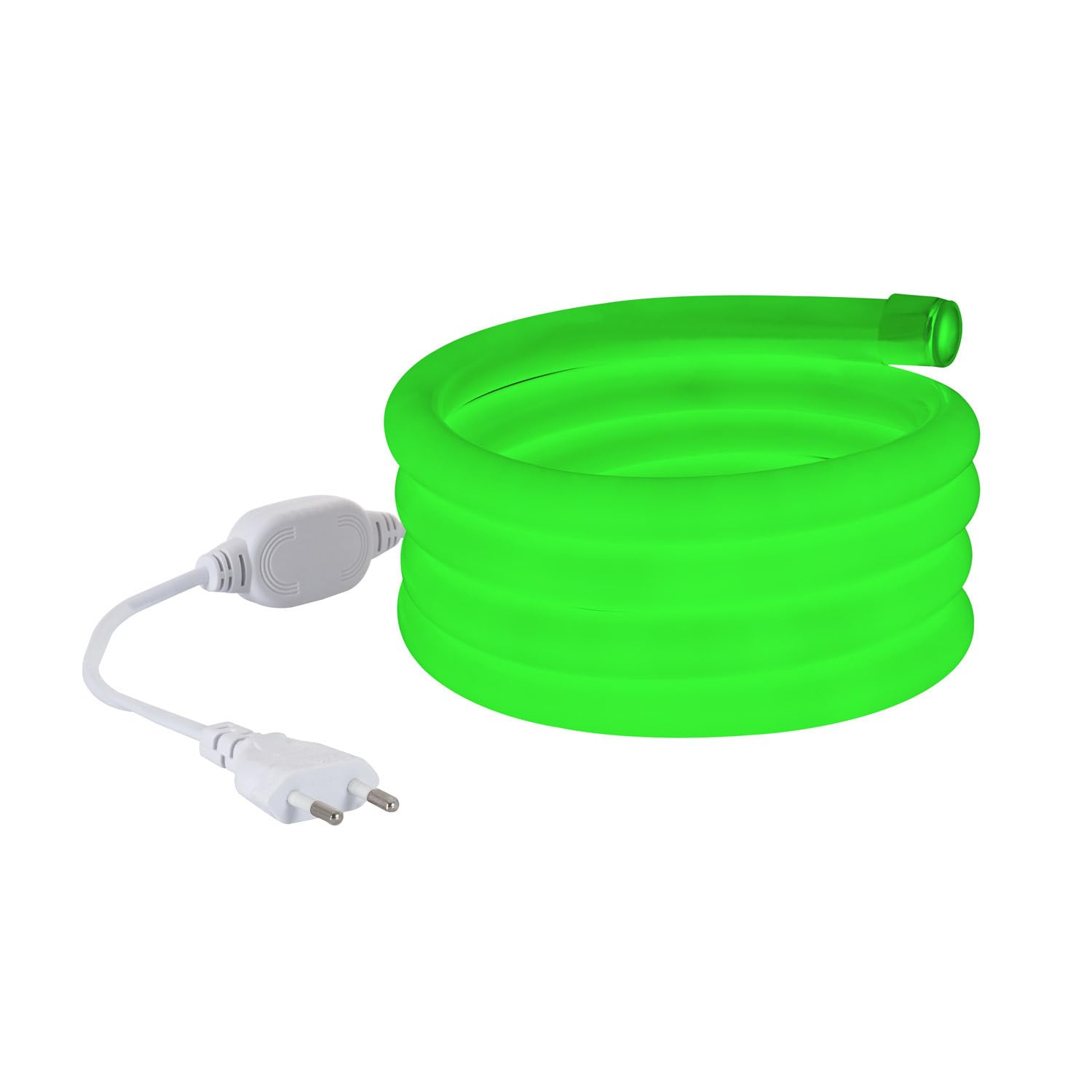 LEDKIA LED-Streifen Neon Dimmbar 220V Grün Rund 360° 9W/m Schnitt 100cm IP6
