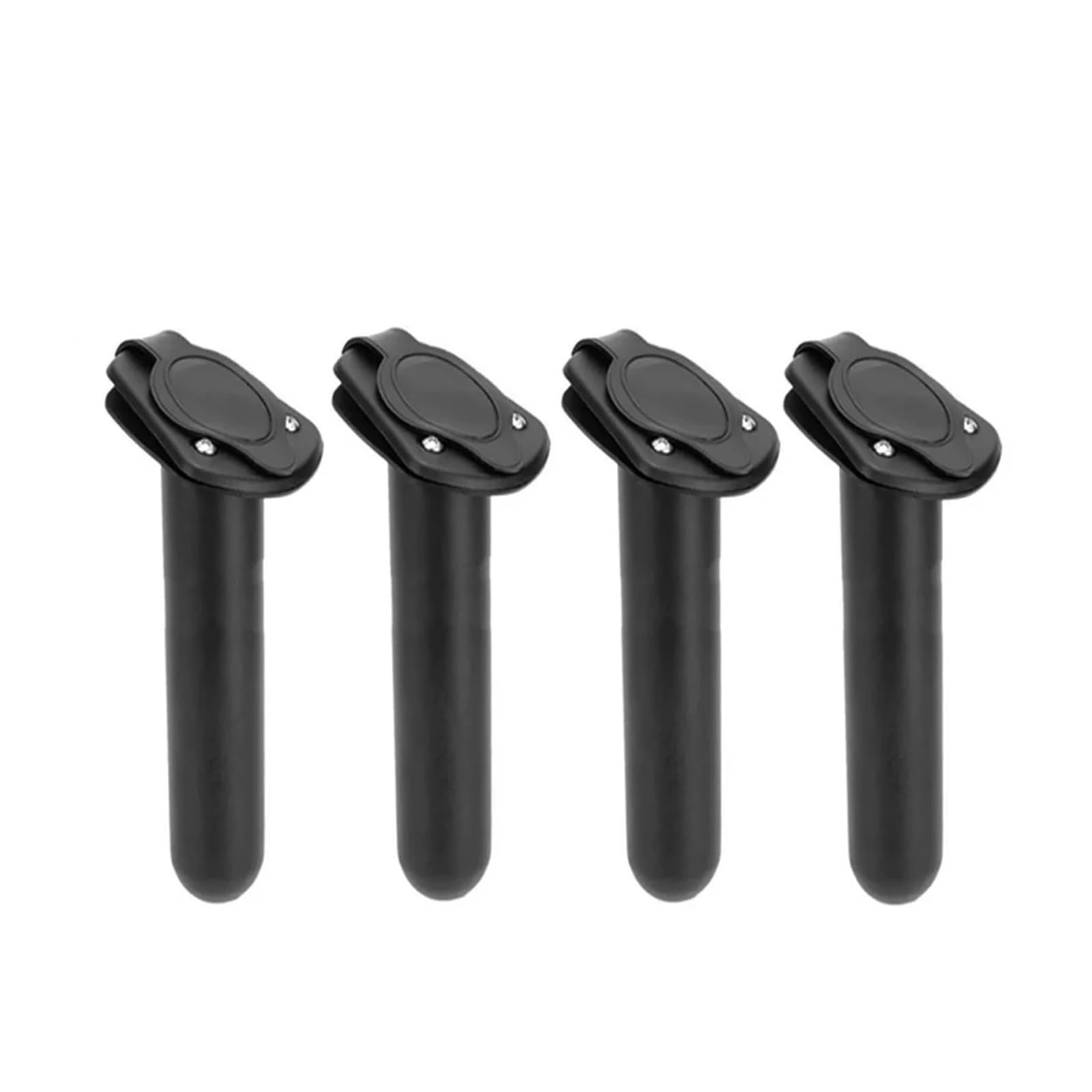 MENGCHEN 2/4 PCS Kajak Angelrutenhalter mit Kappenabdeckung Kunststoff Unterputz Angelrutenhalter Dichtung Boot Angelgerät Zubehör(4pcs)