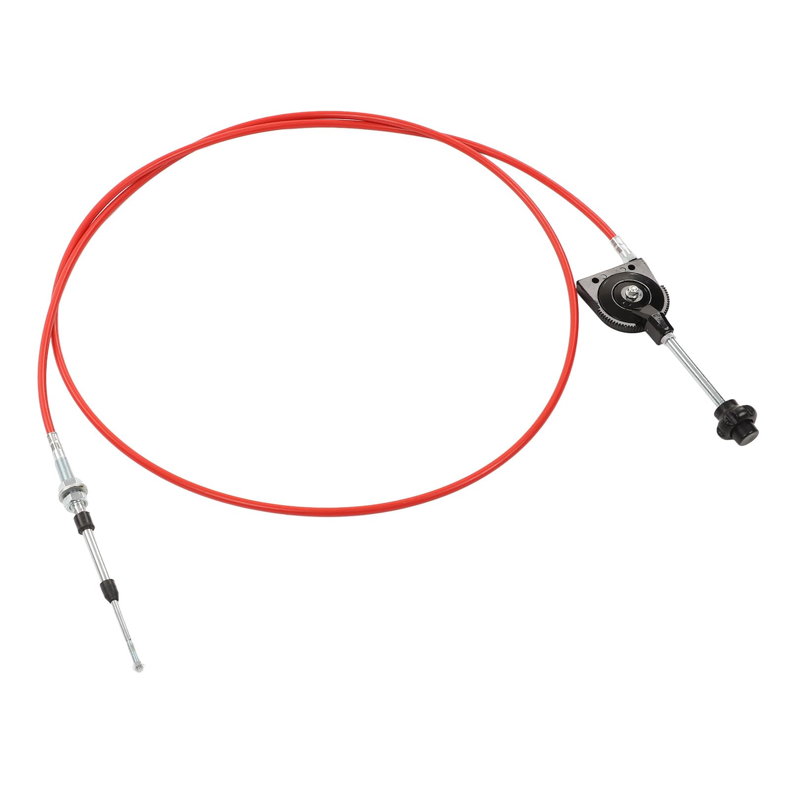 Cavo Acceleratore Manuale per Escavatore e Carrello Irrigatore, 3m Tubo in PU con Giunto Acciaio Inossidabile