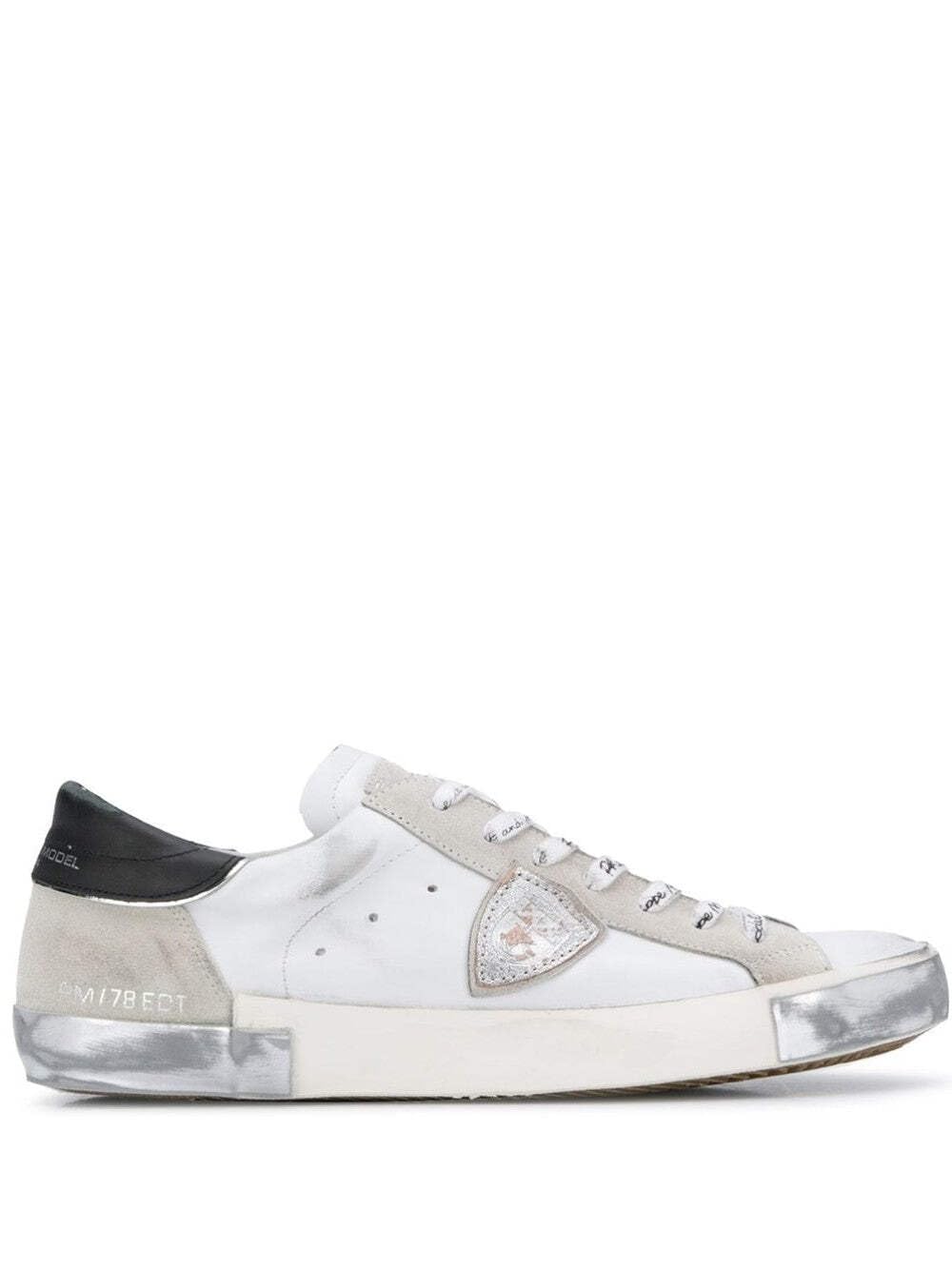 Philippe Model Hombre Prsx Zapatillas Blanc - Argent