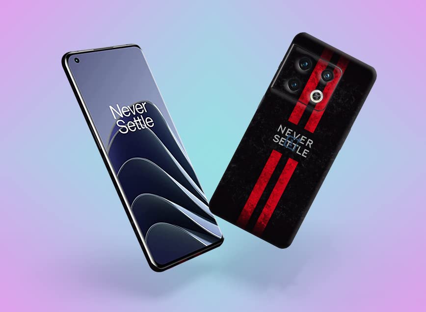 Image of Never Settle Skin Back Protector Film Ultra Thin Scratch Resistant Vinyl (Not Case and Cover) for OnePlus 10 Pro 5G