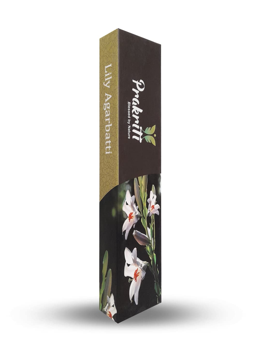 PRAKRITI Blessed by Nature, Lily Agarbatti for Pooja, Incense Sticks | Eco Friendly Charcoal Free Premium and Fresh Fragrance for Home, Meditation-100 Gram
