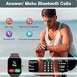 Smart Watches for Men Women iPhone & Android, Alexa Bulit-in, 1.8" Touch Screen Smart Watch with Answer/Make Calls, Fitness Tracker with Heart Rate/Sleep/SpO2 Monitor, IP68 Waterproof,120+ Sport Modes - Image 2