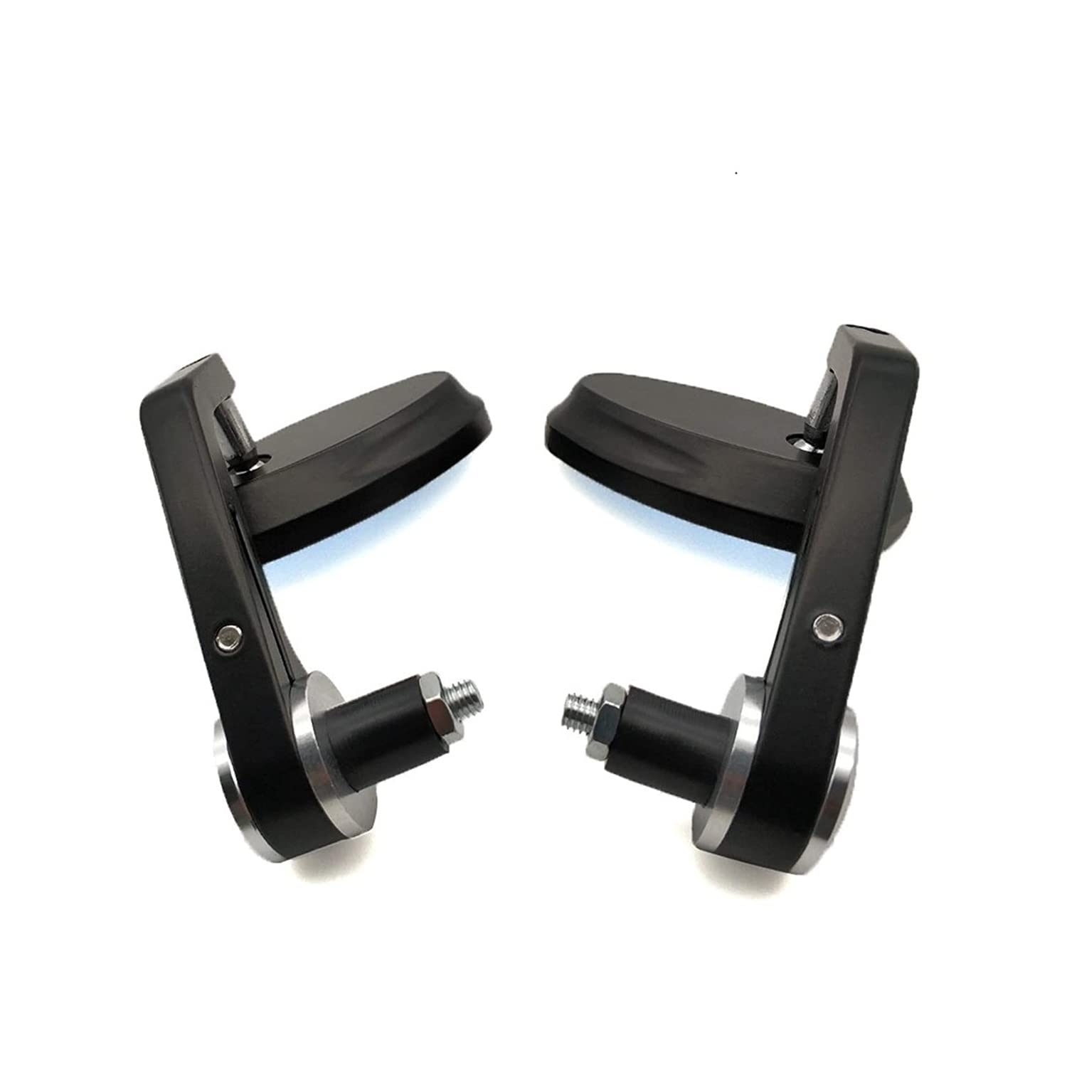 Rétroviseur Latéral Moto Chrome Ovale - Pour Suzuki GSX250, GSX550, GSX600, Katana, GSXR1000 (filetage 8/10 Mm)