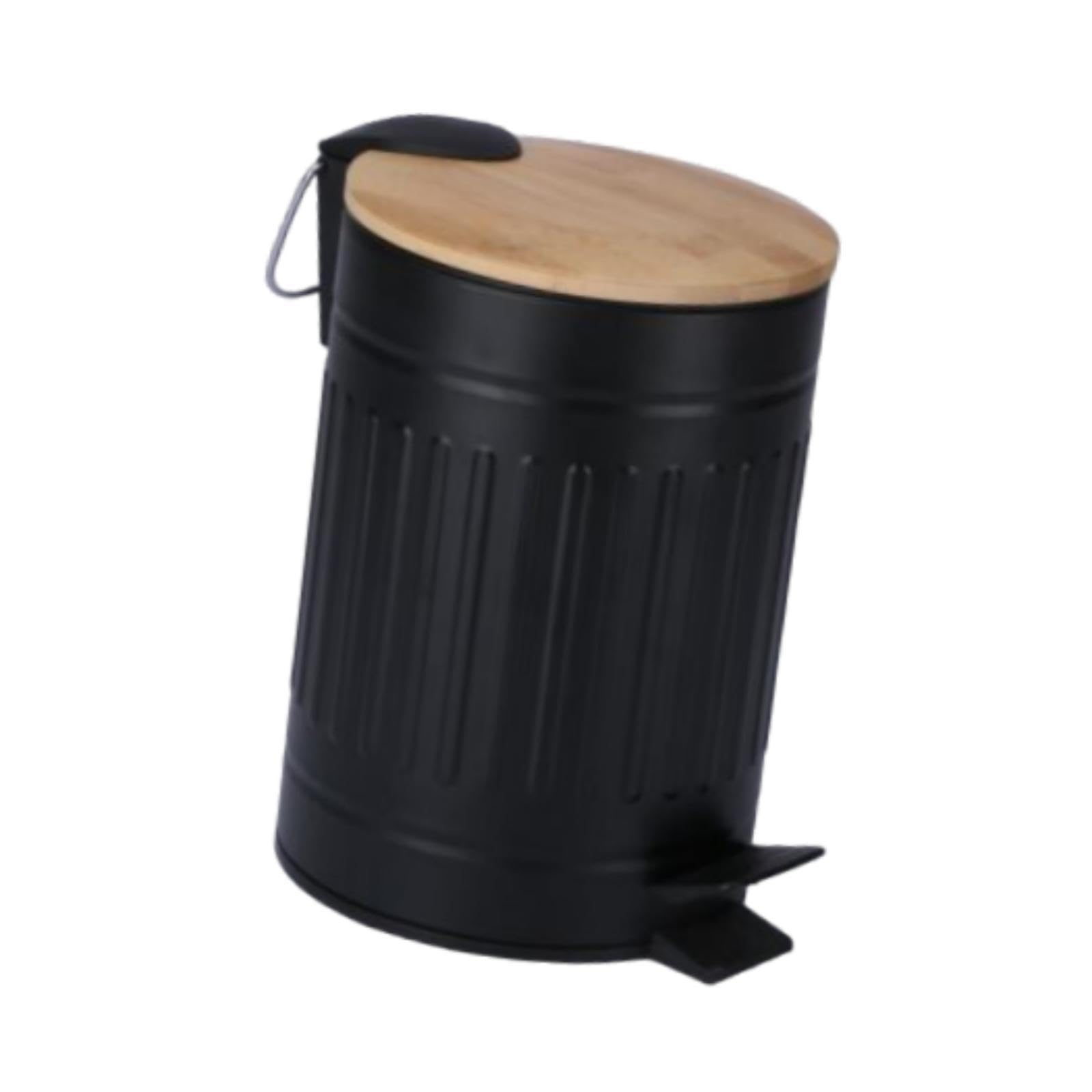 CALANDIS® Step Trash Can 5L Easy to Clean Household Dustbin for Office Restroom Toilet Black | Trash Cans & Wastebaskets | Household Supplies & Cleaning 3