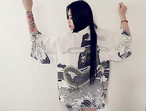 ZooBoo Women Japanese Kimono Cardigan - Harajuku Bathrobe Cardigan Sunscreen Clothes Pajamas Knitting Coat - Image 2