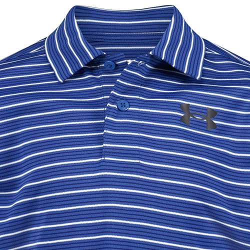 Image of Under Armour Boys' Matchplay Short Sleeve Golf Polo, Lightweight Performance Stretch, Logo Detailing