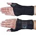 Med Spec Ryno Lacer Wrist Support Short, Black, Large Left