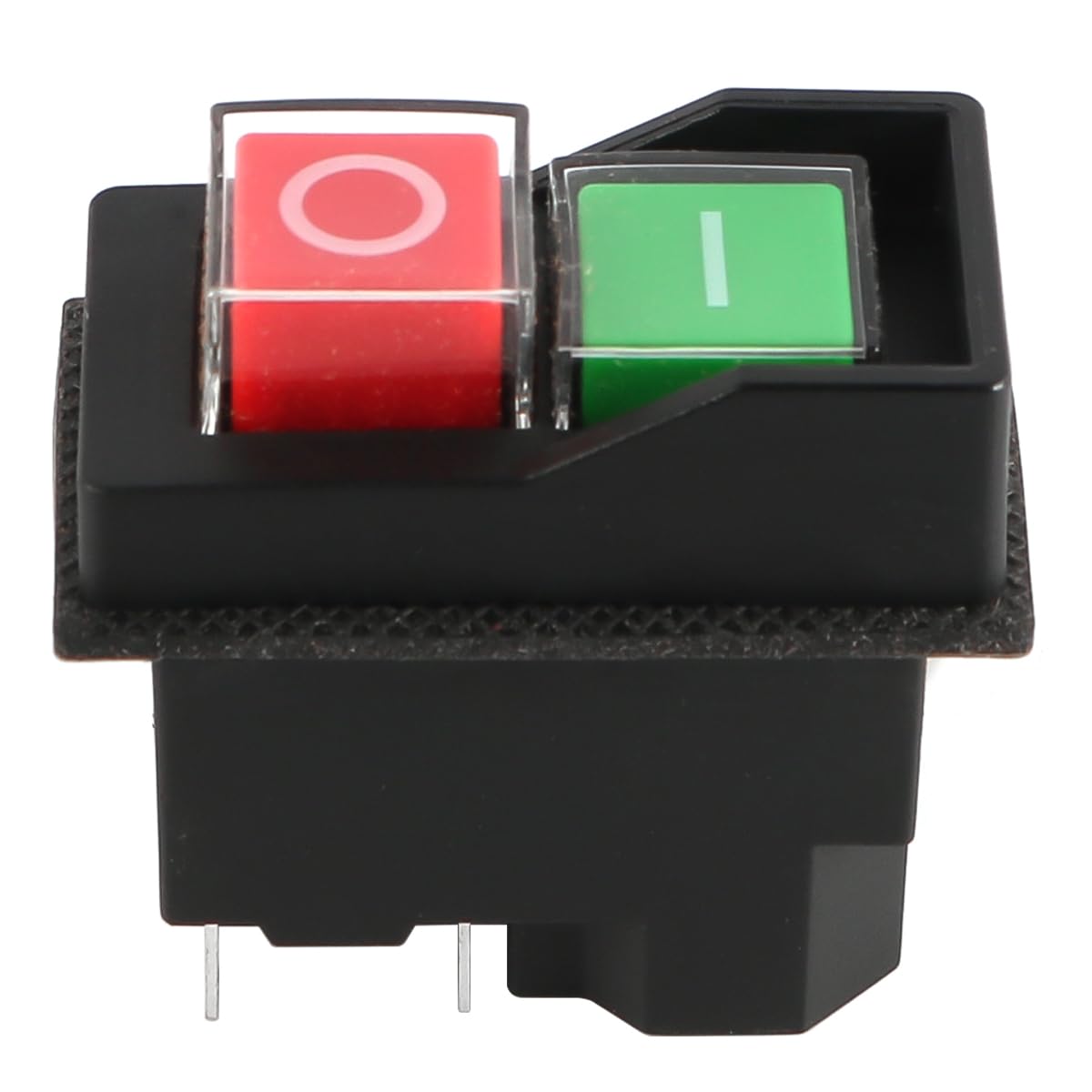 Interrupteur électromagnétique KJD17 5 broches AC250 V 18 A Bouton-poussoir étanche Interrupteur de sécurité magnétique Démarreur magnétique Outil électrique