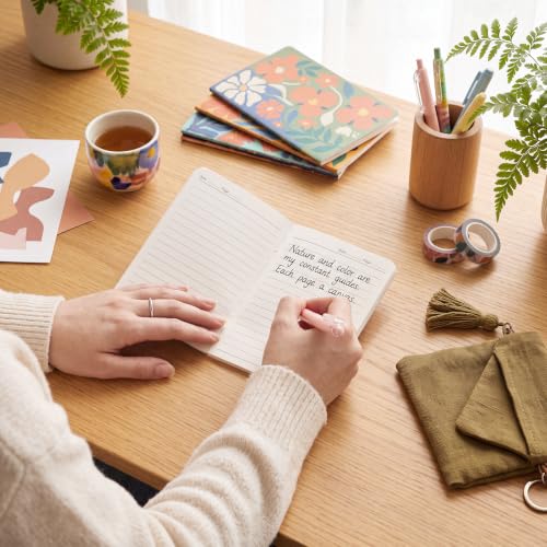 Image of BESARME 16 Pack Mini Inspirational Notebooks, Mini Kraft Journals Bulk Small Lined Pocket Notebook for Students School Supplies Employee Appreciation Gifts