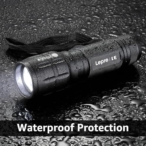 Lepro LED Flashlight 2 Pack